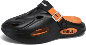 Men's Sporty Sandals - Breathable Adjustable Buckle Slip-Ons with Arch Support for Casual Outdoor Activities