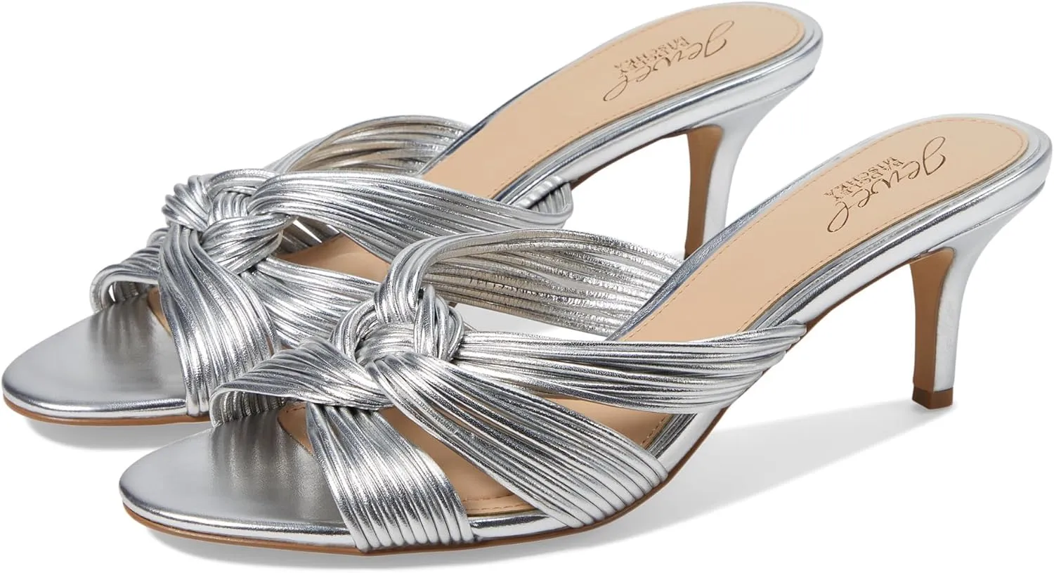 Mia Twisted Leather Mules
