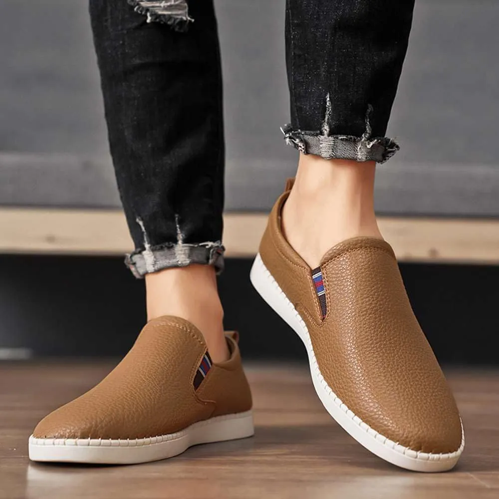 mitvr Men's Loafers Slip On Driving Shoes Lightweight Comfortable Outdoor Walking Shoes