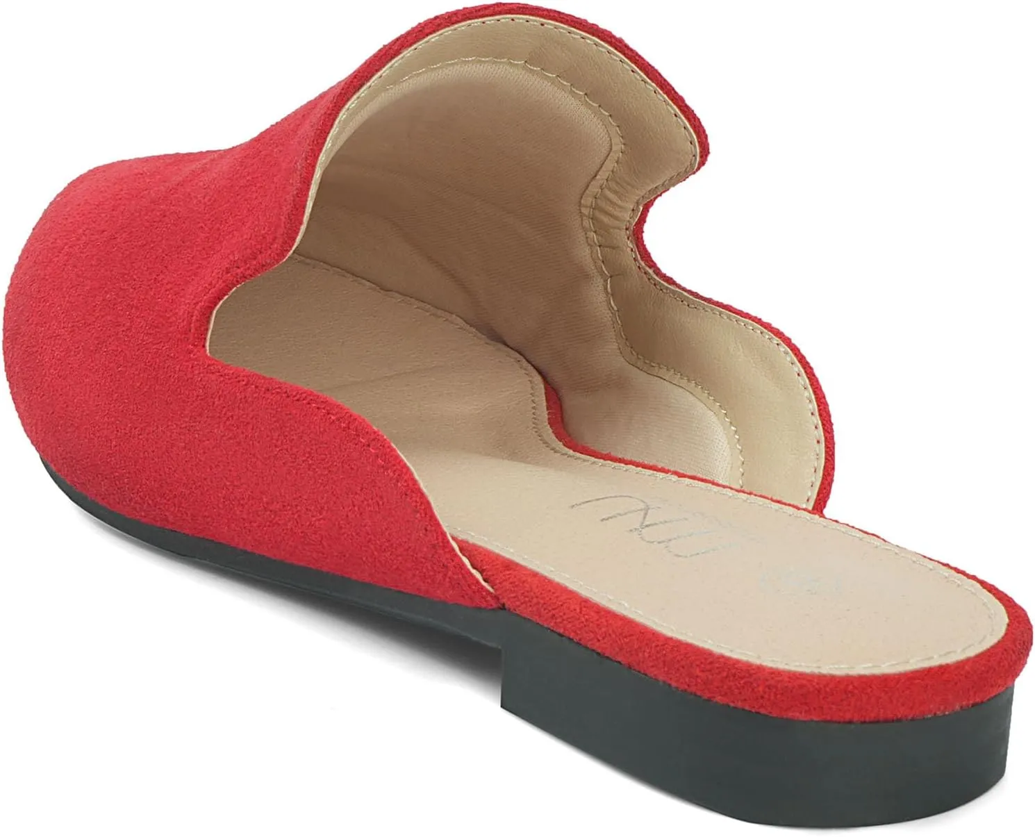 MUSSHOE Mules for Women Flats Comfortable Pointed Toe Women Mules