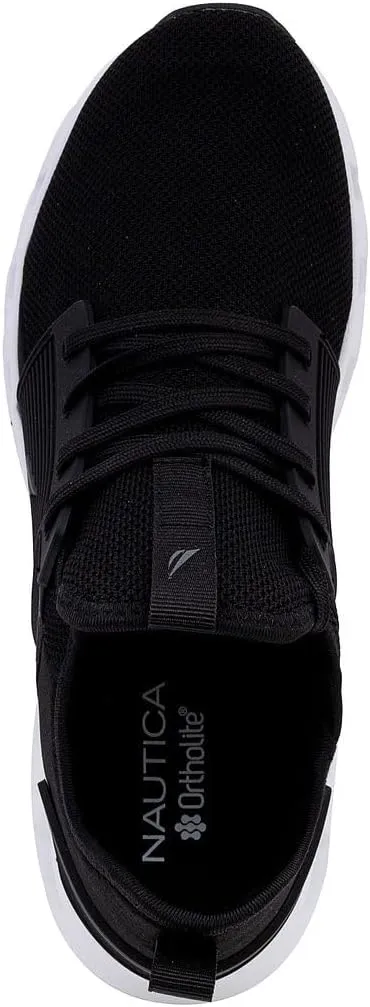 Nautica Mens Running Sneakers Sport Fashion Lace-Up Athletic Soft Shoes for Gym Tennis Men – Cushioned, Breathable, Lightweight & Comfortable