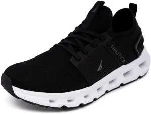 Nautica Mens Running Sneakers Sport Fashion Lace-Up Athletic Soft Shoes for Gym Tennis Men – Cushioned, Breathable, Lightweight & Comfortable