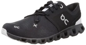 On Men's Cloud X 3 Sneakers, Black, 8.5 Medium US
