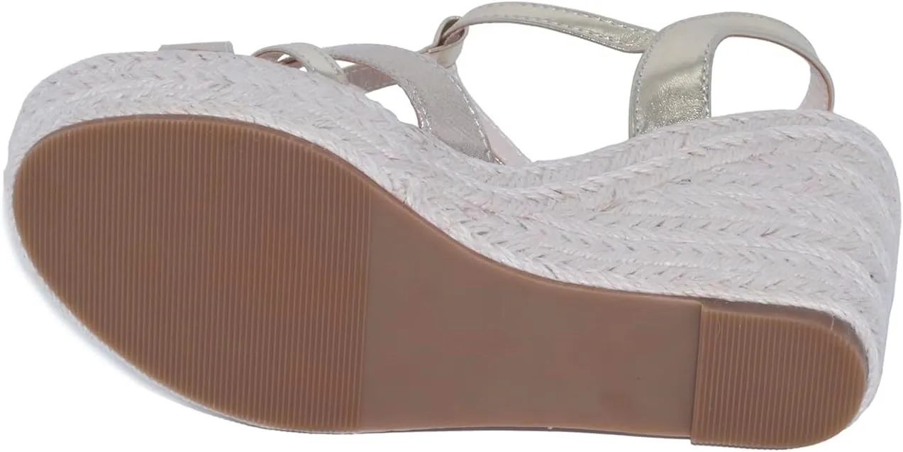 Platform High Heels Medium Width Comfortable Wedge Sandals for Women Dressy Espadrilles Wedding Summer