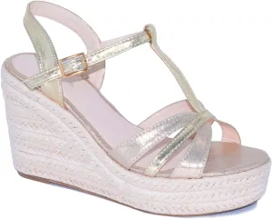 Platform High Heels Medium Width Comfortable Wedge Sandals for Women Dressy Espadrilles Wedding Summer