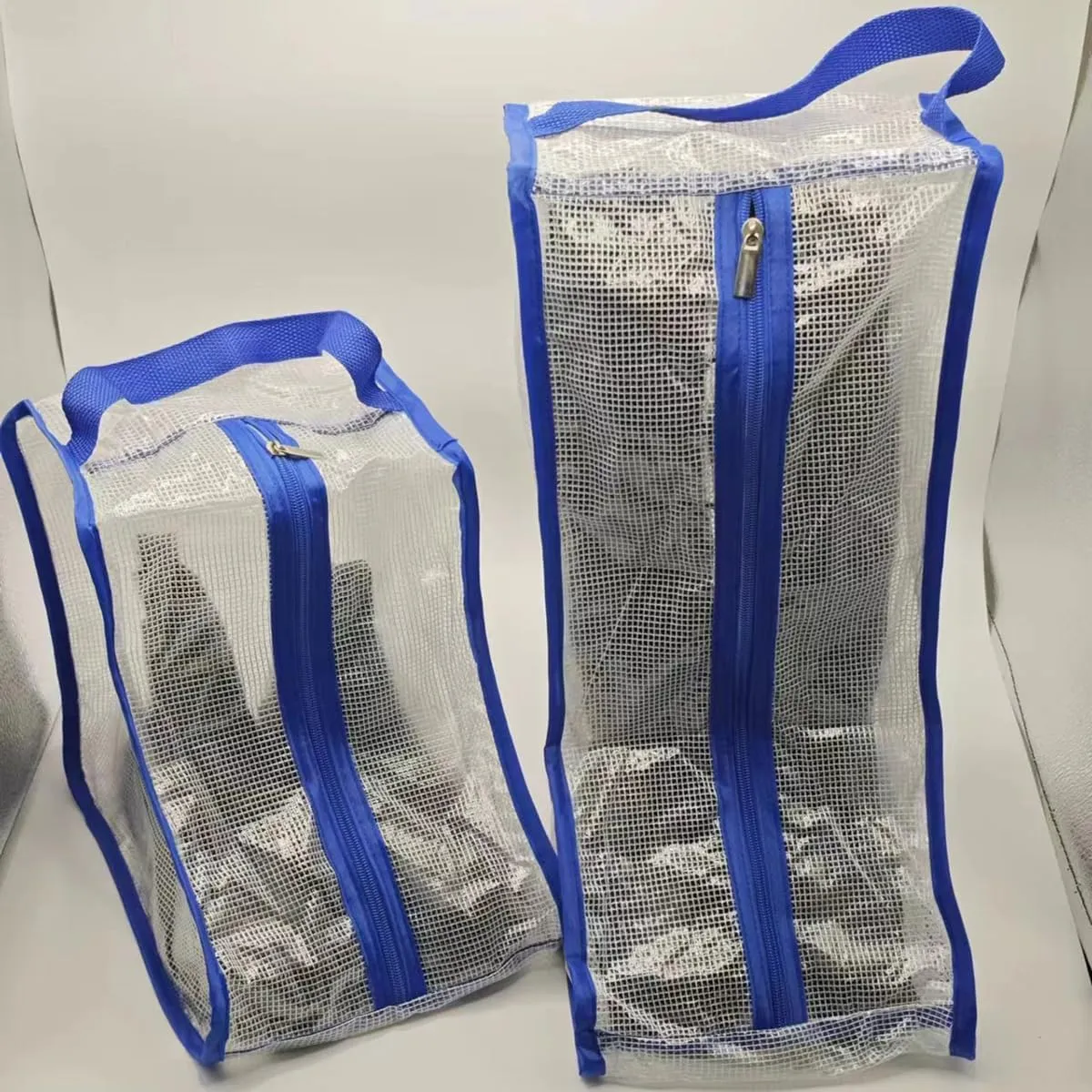 Portable Women Tall/Short Boots Storage Bags - 2 Packs Waterproof Tall/Short Boot Carry Bag for Travel and Daily Use