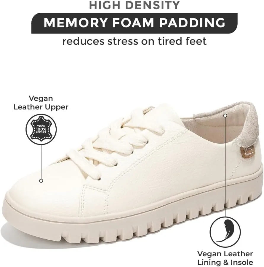 Project Cloud Fashion Shoes for Women - Comfortable Womens Shoes with Memory Foam - Non Slip Spring Womens Footwear Flexible Sole - Fashion Sneakers for Women 2025