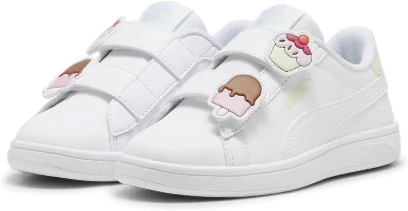 PUMA Unisex-Child Smash Hook and Loop Sneaker