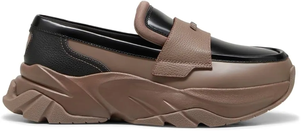 PUMA Womens Sophyr Slip On Loafers Casual - Brown - Size 6.5 M