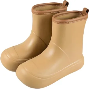 Rain Boots for Women Men Waterproof, Garden Shoes for Women, Lightweight Short Yellow Rain Boots