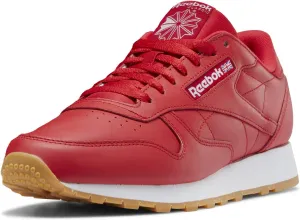 Reebok unisex adult Classic Leather Sneaker, Reefresh Vector Red/White/Gum, 12 Women 10.5 Men US