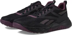 Reebok Women's NFX Trainer Sneaker, Black/Midnight Plum/Footwear White, 8