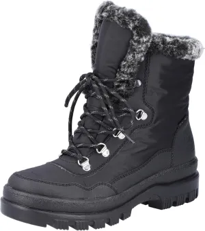 Rieker Women's X9034 Trekking Boots, black, 7 Women