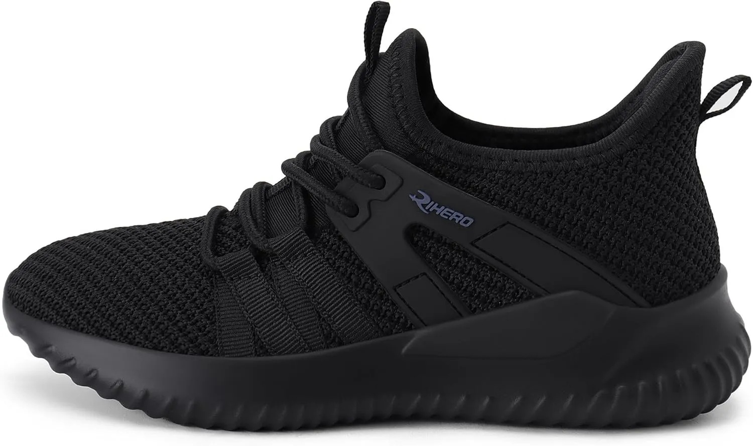 Rihero Girls Tennis Shoes Kids Running Shoes Toddler Lace-Up Lightweight Walking Slip On Sneakers