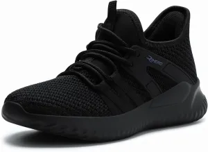 Rihero Girls Tennis Shoes Kids Running Shoes Toddler Lace-Up Lightweight Walking Slip On Sneakers