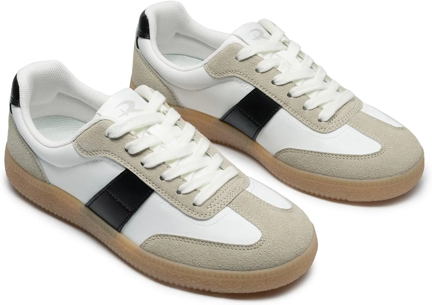 Rihero Women's Fashion Sneakers Comfortable Walking Shoes Casual Lace-Up Non Slip Sneakers