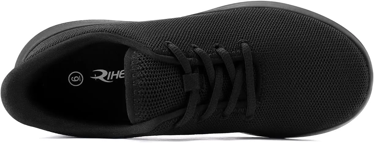 Rihero Womens Walking Shoes Athletic Tennis Running Shoes Non Slip Lightweight Gym Casual Sneakers