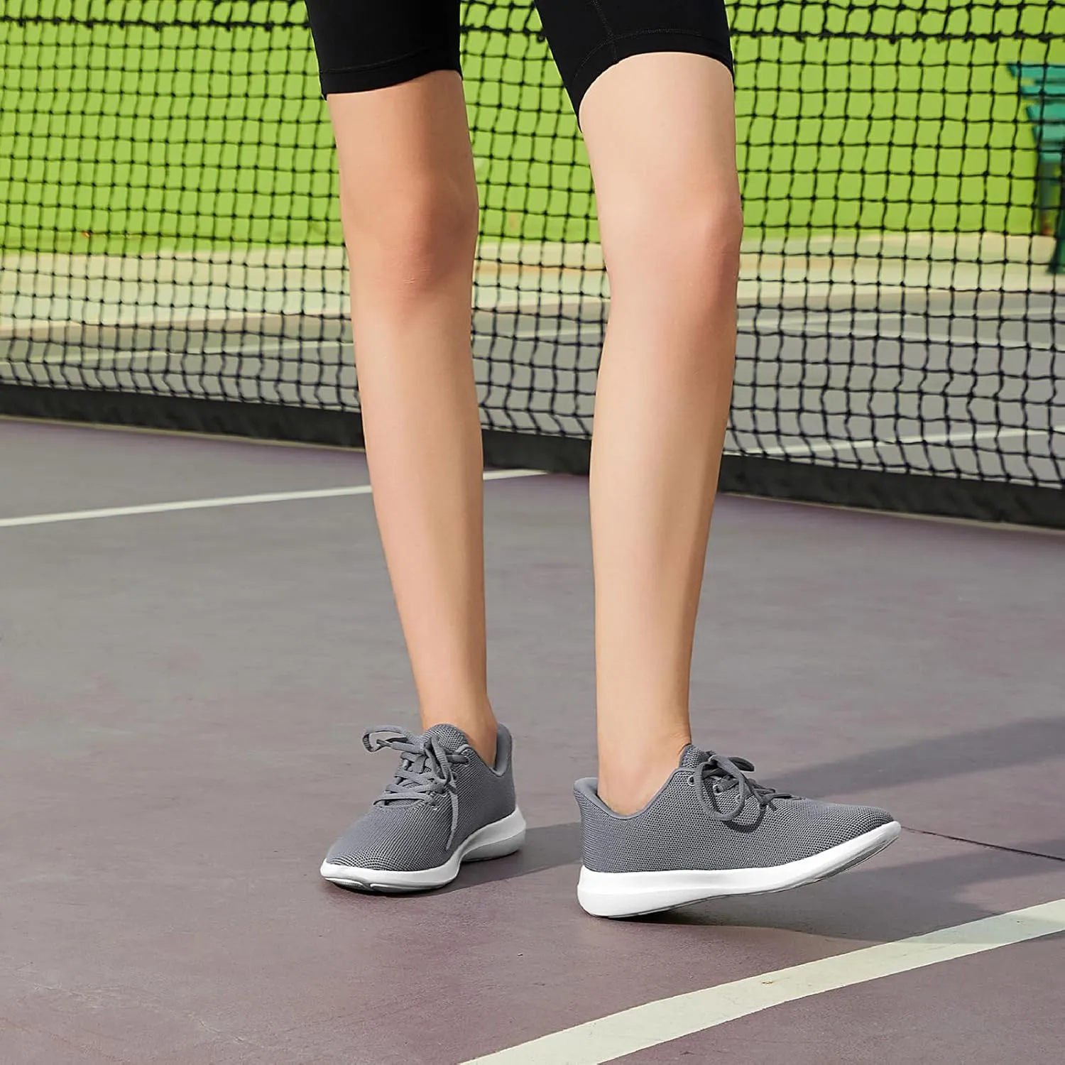 Rihero Womens Walking Shoes Athletic Tennis Running Shoes Non Slip Lightweight Gym Casual Sneakers