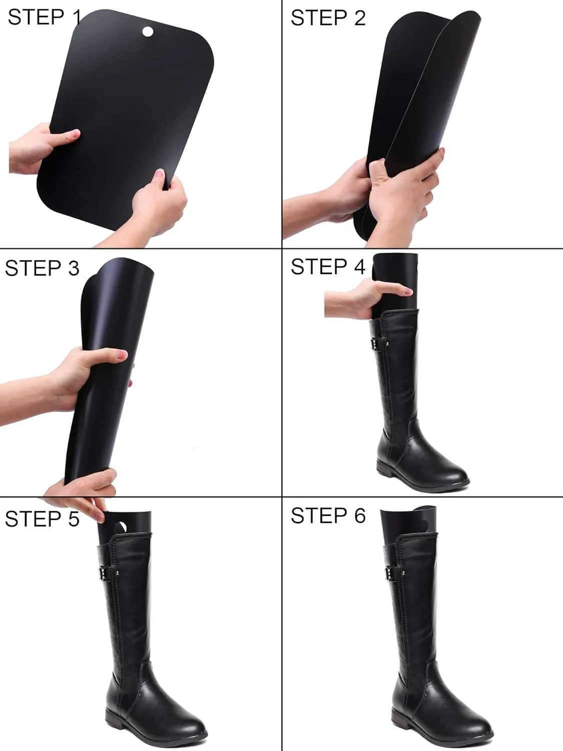 Ruisita 10 Pieces (5 Pairs) Boot Shaper Form Inserts Boots Tall Support for Women and Men…
