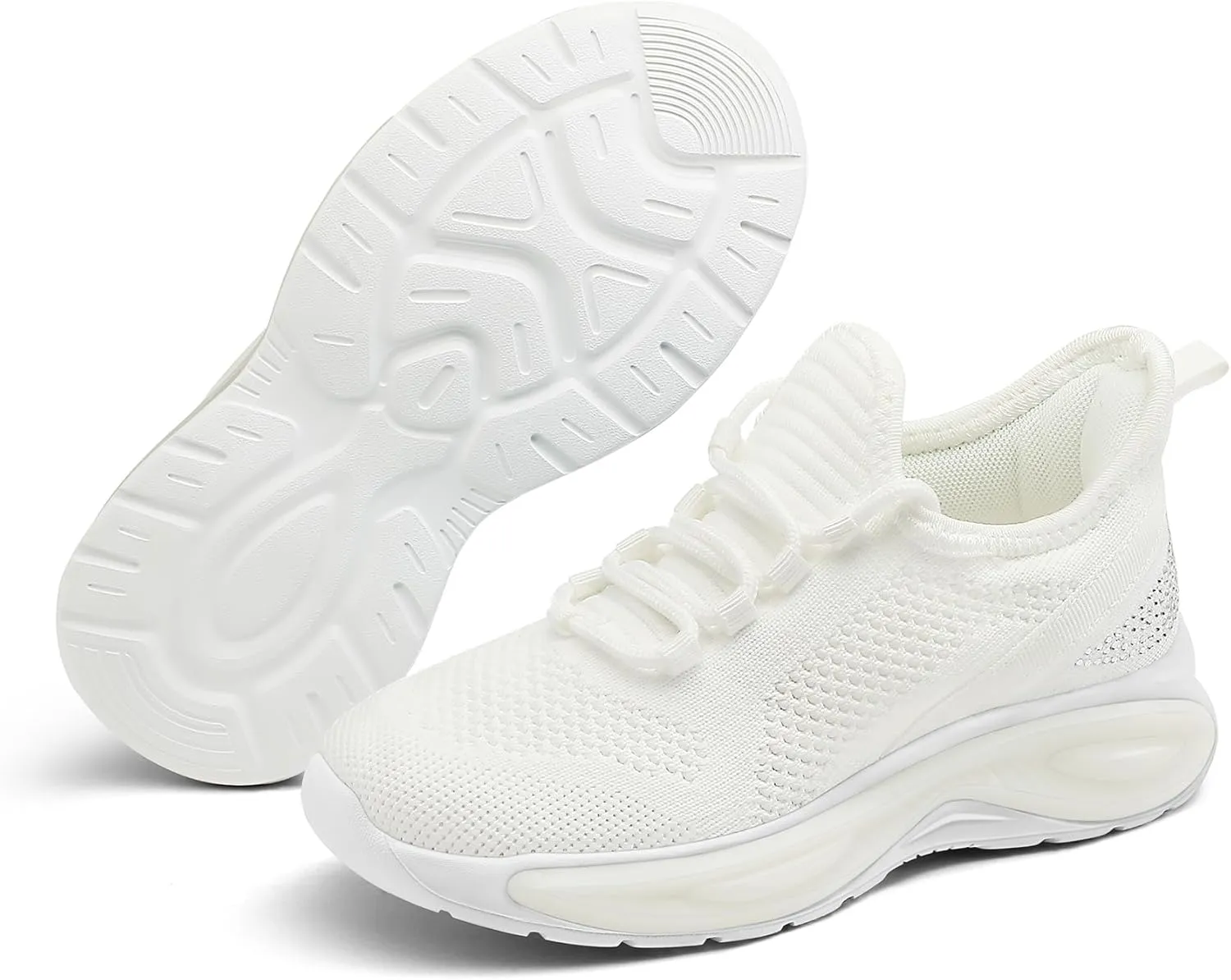 RUNSIDE Girls Lightweight Sneakers Kids Lace-up Tennis Running Shoes, Breathable Walking Shoes for Toddler/Little Kid/Big Kid