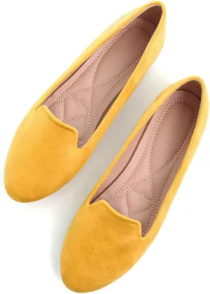 SAILING LU Women Round Toe Flats Comfortable Fashion Ballet Flat Shoes for Women Dressy Slip-ons Loafers