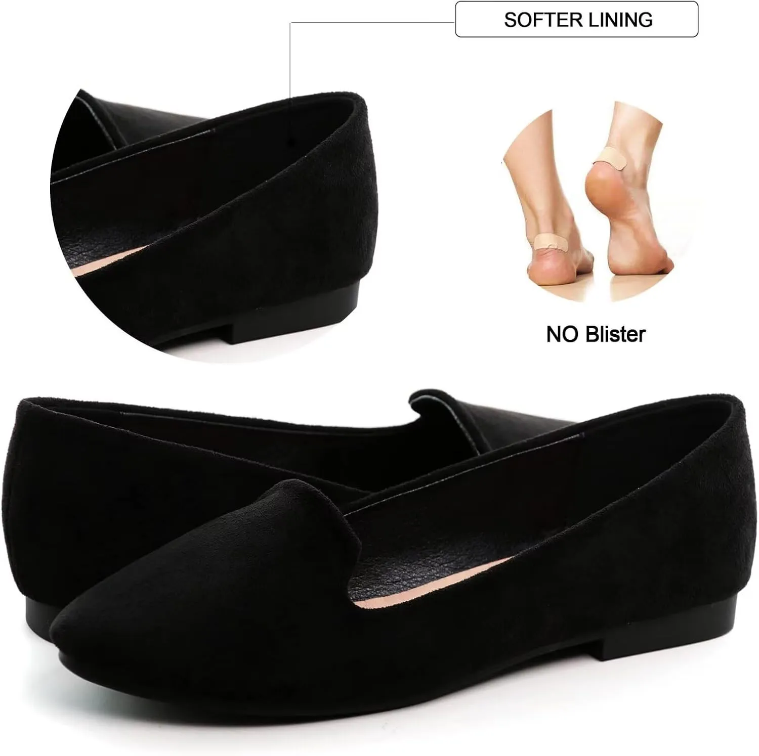 SAILING LU Women Round Toe Flats Comfortable Fashion Ballet Flat Shoes for Women Dressy Slip-ons Loafers