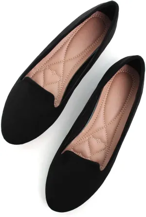 SAILING LU Women Round Toe Flats Comfortable Fashion Ballet Flat Shoes for Women Dressy Slip-ons Loafers