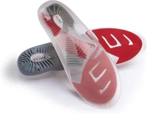 Shoe Inserts for Men & Women - Arch Support, Work Boot Insoles for Standing All Day, Plantar Fasciitis Relief, Flat Foot Sole Orthotics. Red - Men 9.5-10.5 / Women 10.5-11.5 / EU 42.5-44