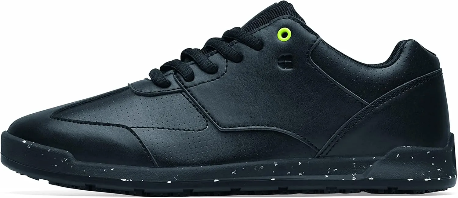 Shoes for Crews Liberty Women's Non Slip Work Shoes - Work & Safety Footwear, Comfortable Water Resistant Womens Food Service Sneakers - Black