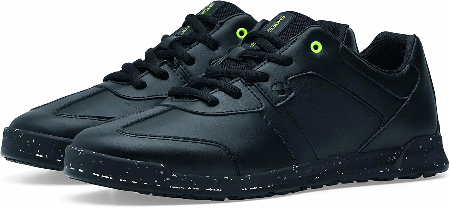 Shoes for Crews Liberty Women's Non Slip Work Shoes - Work & Safety Footwear, Comfortable Water Resistant Womens Food Service Sneakers - Black