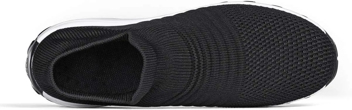 Slow Man Womens Walking Shoes Sock Sneakers Wide Width Hypersoft Slip on Hyper Arch Support Air Cushion Jazz Dance Mesh Lady Loafers Girls Modern no Laces