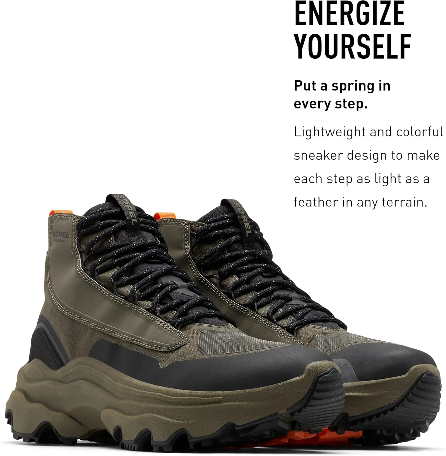 Sorel Men's Kinetic Breakthru Venture Mid Waterproof Shoe