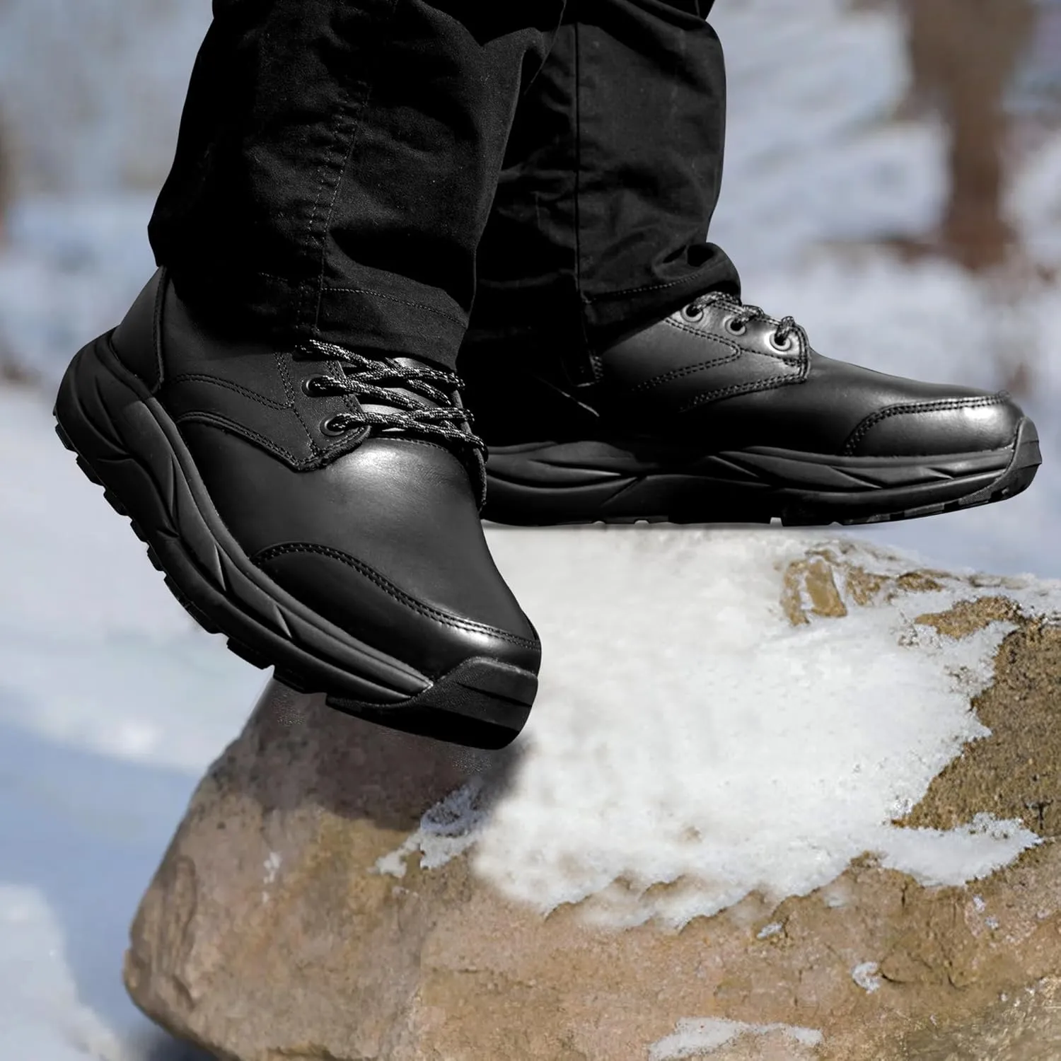 Soulsfeng Heated Boots for Men Women Futuraheat-X Winter Waterproof Warm Snow Boots Rechargeable Electric Heating Boots Foot Warmers