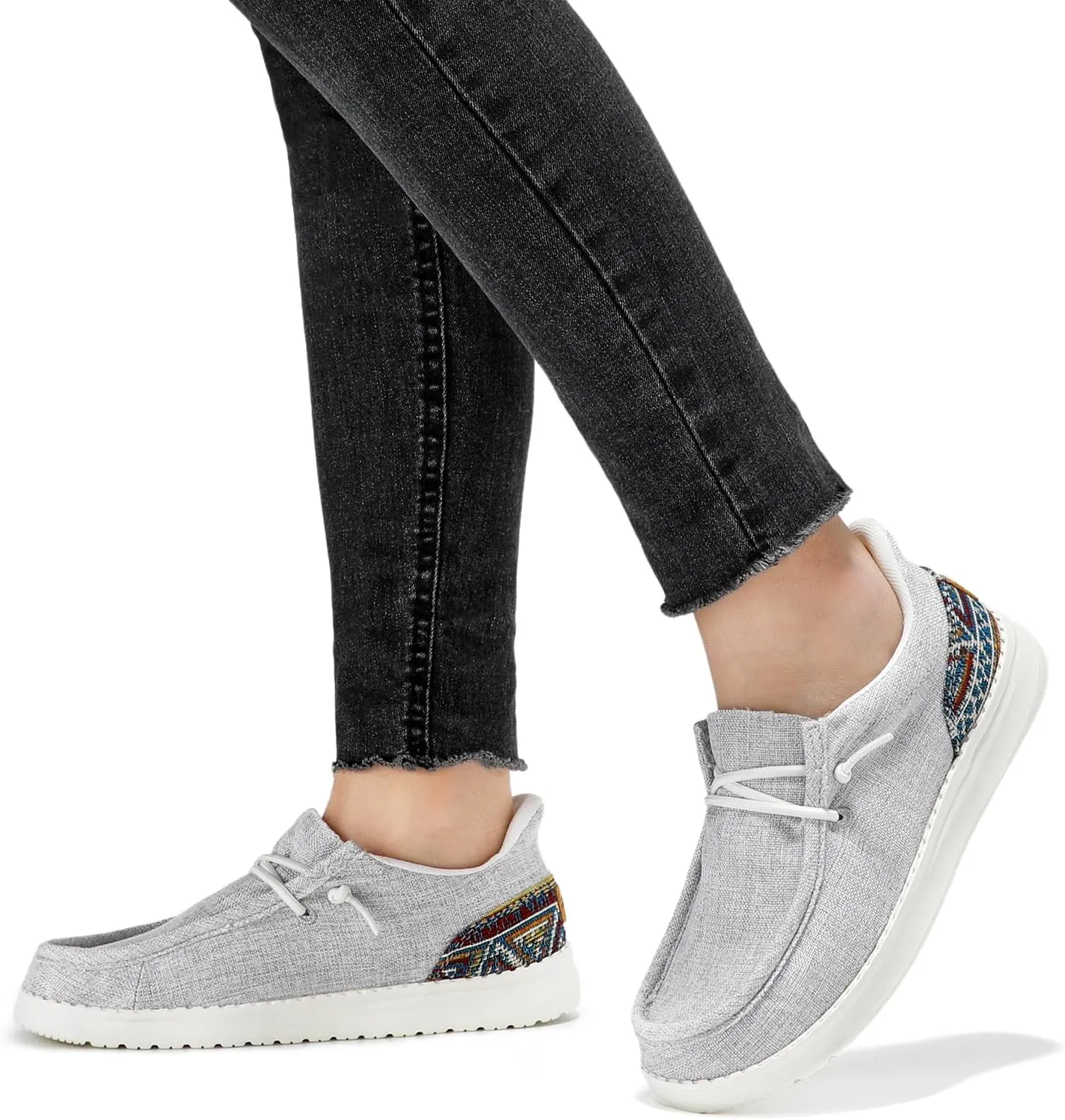 STQ Women Slip on Maternity Shoes丨Orthopedic Plantar Fasciitis Relief Ultralight Sneakers