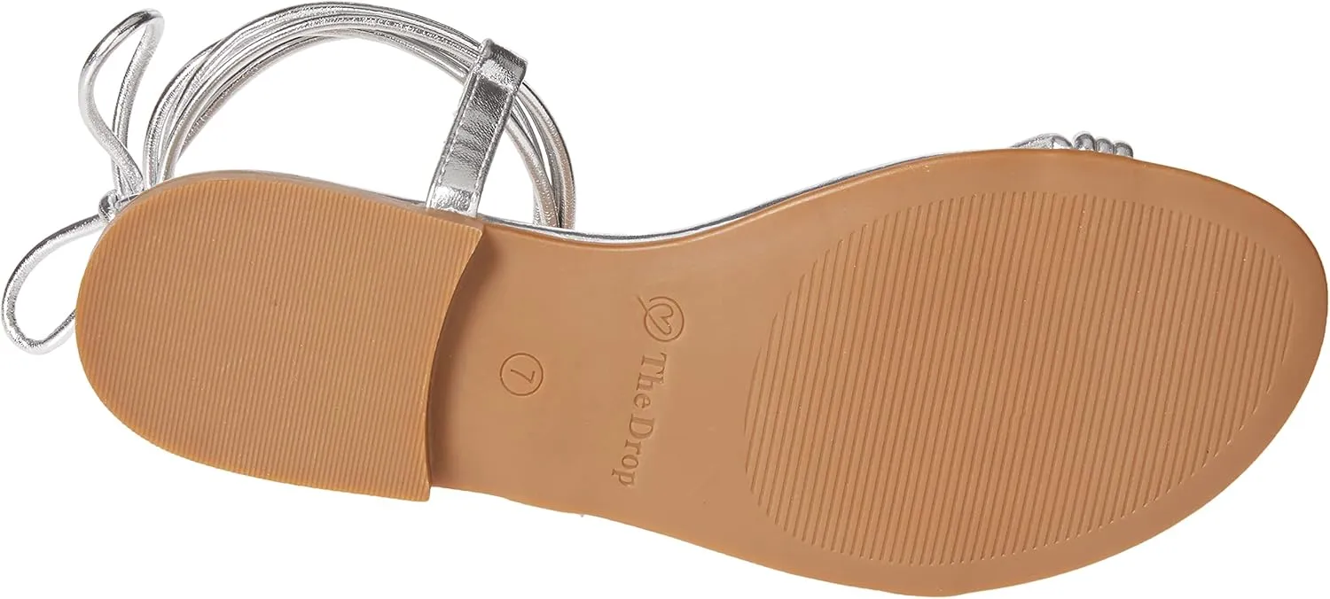 The Drop Women's Samantha Flat Strappy Lace-up Sandal