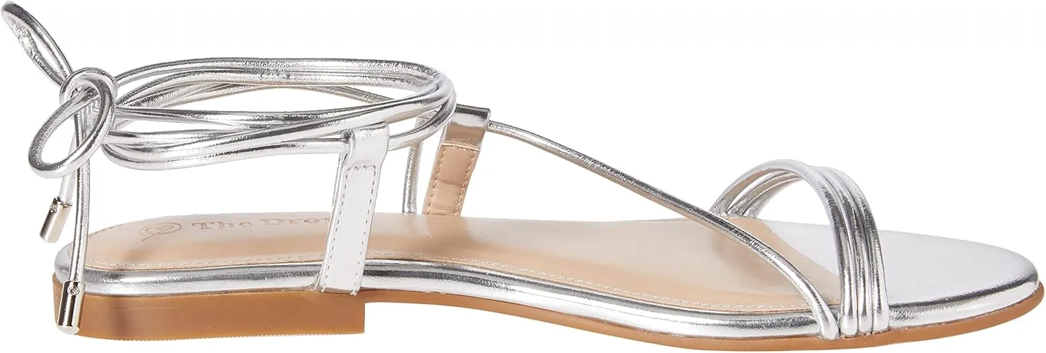 The Drop Women's Samantha Flat Strappy Lace-up Sandal