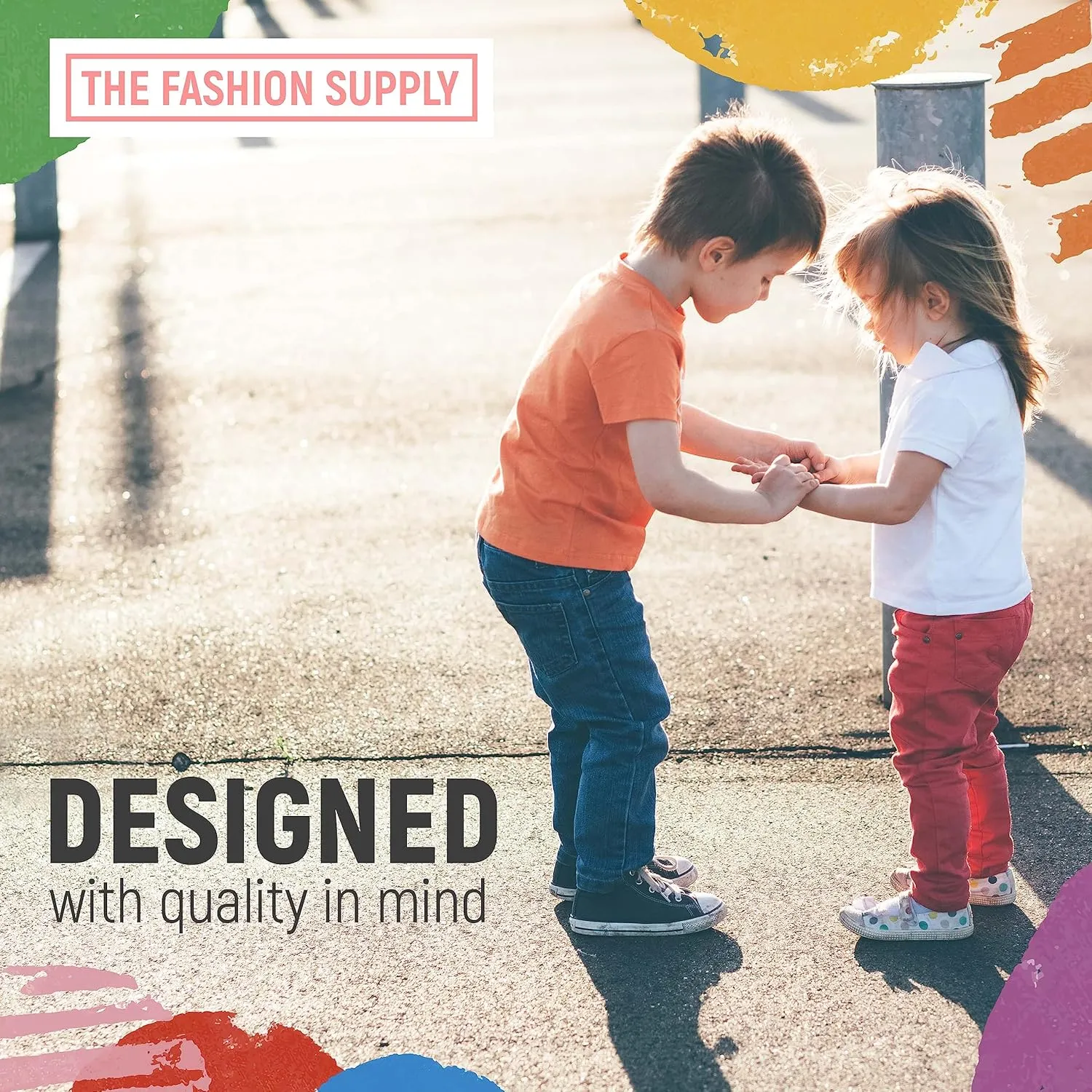 The Fashion Supply Toddler Canvas Shoes for Girls & Boys - Breathable & Comfortable Boys & Girls Canvas Shoes for Toddlers