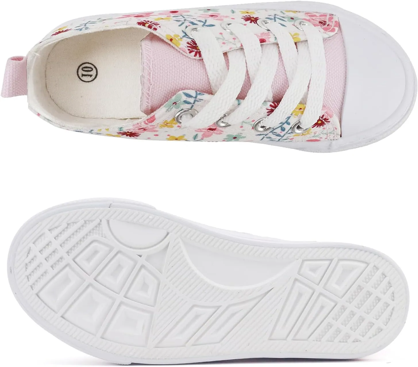 ToandonToddler Kids Sneakers Sparkle Fashion Glitter Sequins Canvas Shoes