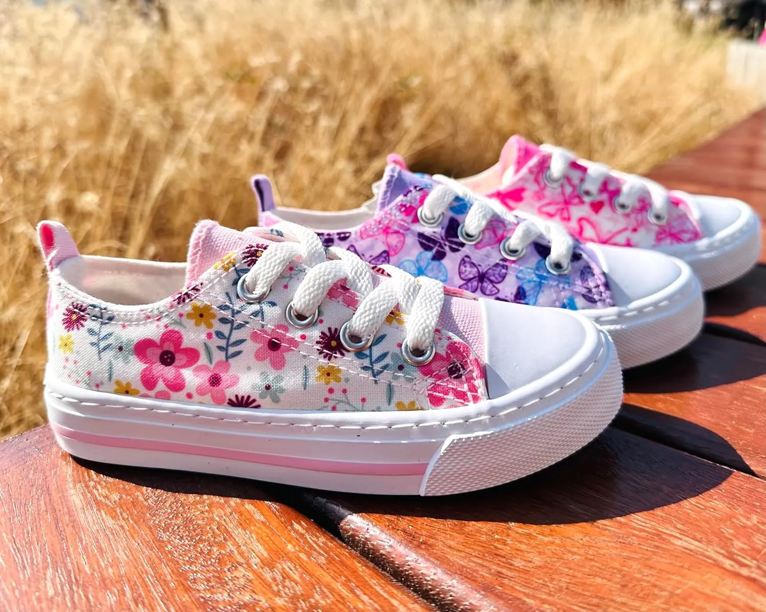 ToandonToddler Kids Sneakers Sparkle Fashion Glitter Sequins Canvas Shoes