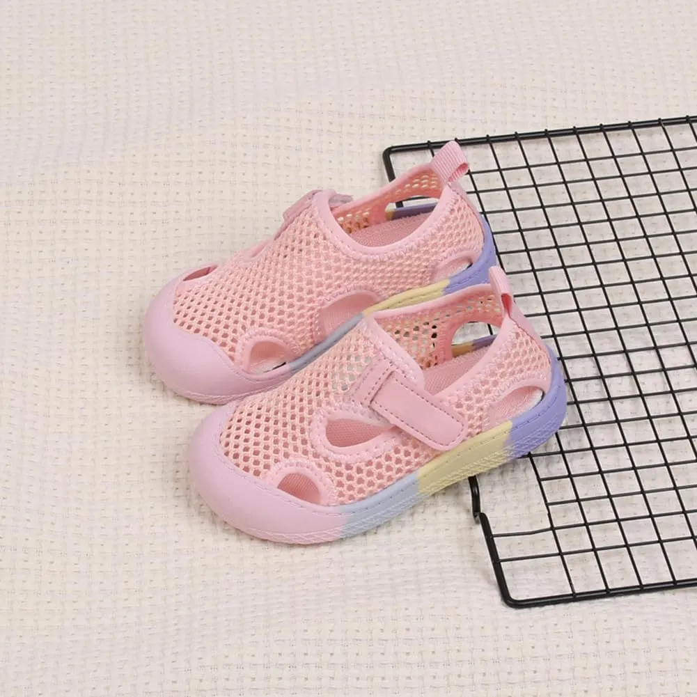 Toddler Girl Boys Shoes Kids Sneakers Mesh Toddler Tennis Shoes Flexible Toddler Walking Shoes Breathable