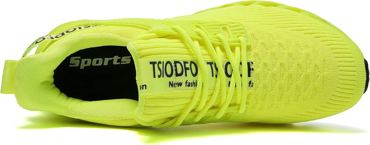TSIODFO Men Sneakers Fashion Sport Running Athletic Tennis Walking Shoes