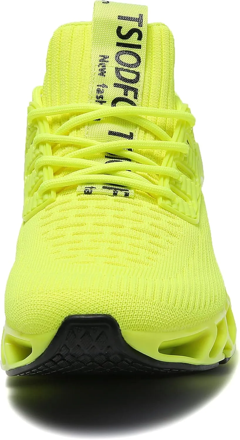 TSIODFO Men Sneakers Fashion Sport Running Athletic Tennis Walking Shoes