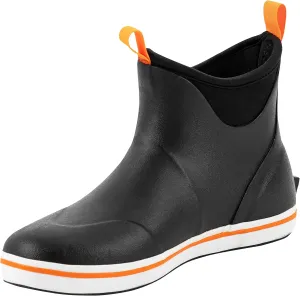 Ubon Women's Ankle Rain Boots, Waterproof Rubber Deck Boots, Short Garden Shoes Non Slip