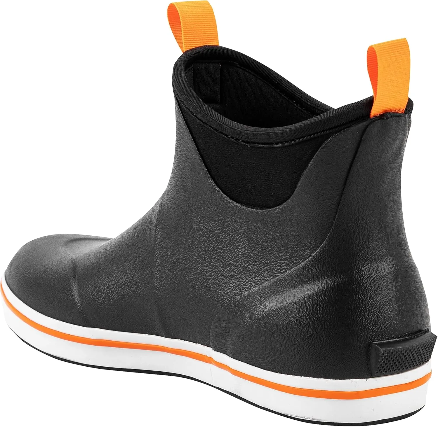 Ubon Women's Ankle Rain Boots, Waterproof Rubber Deck Boots, Short Garden Shoes Non Slip