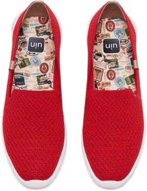 UIN Ballet Flats Shoes for Women Art Printed Wide Toe Casual Breathable Lightweight Slip On Women Loafers