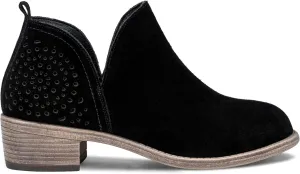 Vepose Women's Short Ankle Boots Low Heel, Western Cutout Perforated Booties