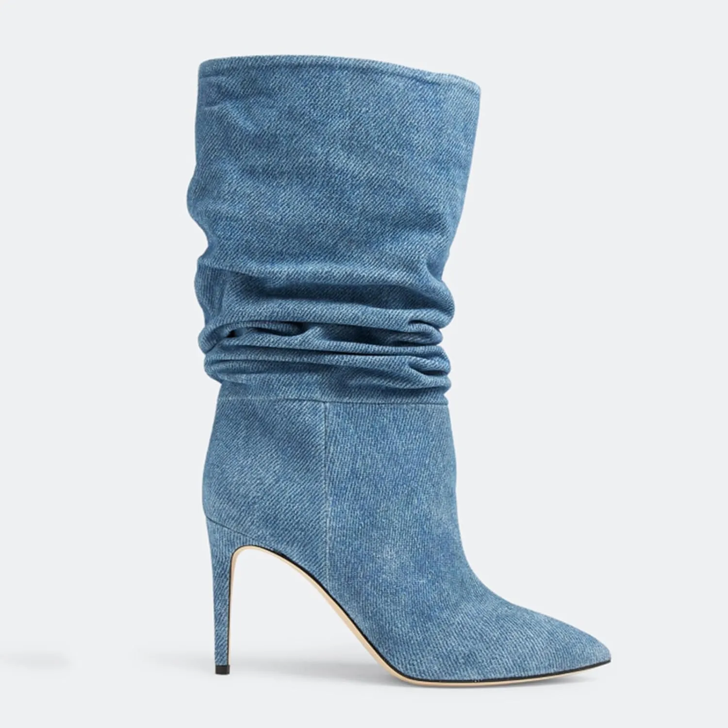 Vertundy Mid Calf Boot For Women Party Fashion Casual Booties