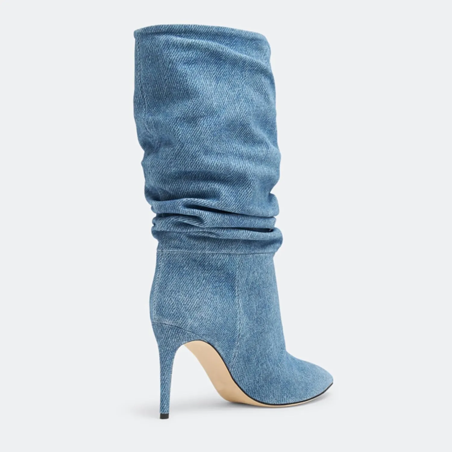 Vertundy Mid Calf Boot For Women Party Fashion Casual Booties