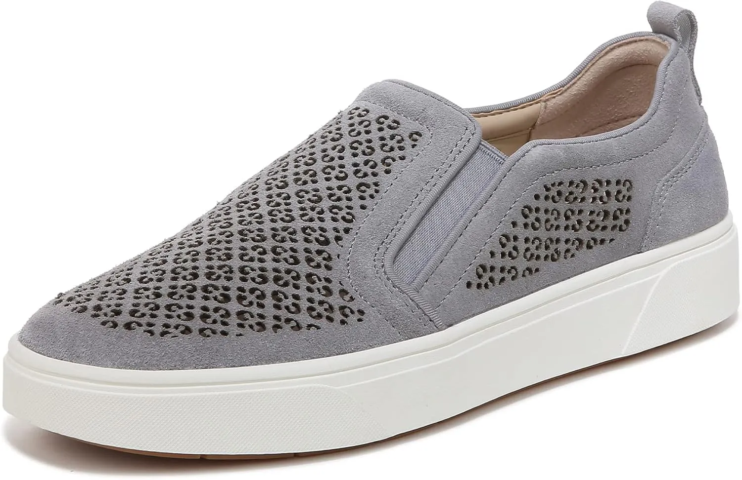 Vionic Women's Sneaker Kimmie Perf- Comfortable Slip Ons That Includes a Built-in Arch Support Insole That Helps Correct Pronation and Alleviate Heel Pain Caused by Plantar Fasciitis