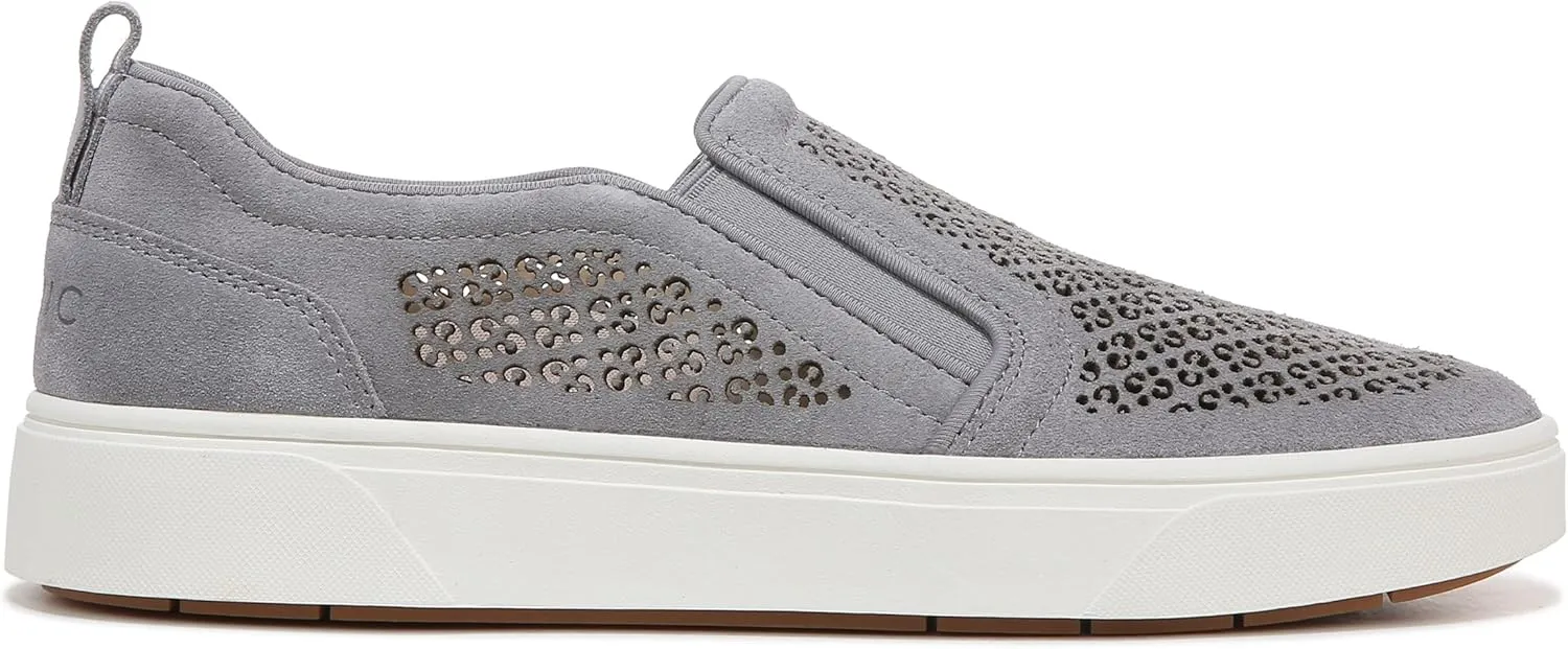 Vionic Women's Sneaker Kimmie Perf- Comfortable Slip Ons That Includes a Built-in Arch Support Insole That Helps Correct Pronation and Alleviate Heel Pain Caused by Plantar Fasciitis